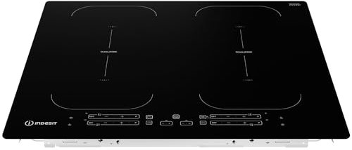 Indesit Piano cottura a induzione a 4 zone da 59 cm con DualZone