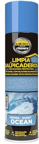 ABC CAR CLEANERS MOT60004 Spray Limpia Salpicaderos Aroma Ocean con Silicona Protectora, 200 ml, Azul
