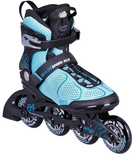 K2 Alexis 84 Speed ALU Inline Skate Turquise/Black, 36