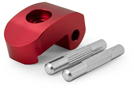 OcioDual 1 Gancio Pieghevole Ricambi Compatibile con Pattini Elettrici Xiaomi Mijia M365 1S | Perni a Gancio | Fibbia, Sostituzione | Rosso