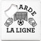 sous Verre Décapsuleur - Je Garde la Ligne Gardien de But Sport Foot Ballon - 1 unité (92 x 92 mm)