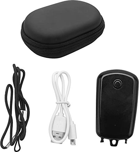 Gathukila Hanging Neck Air Purifier, Portable Car Oxygen Bar 230MAH Battery Negative Air Purifier(Black)