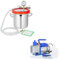 Mucola Vakuumpumpe 127L/Min und Vakuumkammer 7,6L Unterdruckpumpe Klimaanlage Vacuum Set 127 l/min + 7,6L Entgasungskammer Harzfalle Klimatechnik