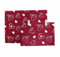 Russo Tessuti Copriforno + Coprifornello Piano Cottura Cucina Parigi Love Shabby Cuori Strass-Bordeaux