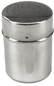 1 épandeur fin de 150 ml en acier inoxydable avec couvercle