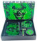 raupir Set Geschenkset Totenkopf Drehtablett Rolling Tray Aschenbecher Grinder Pfeife