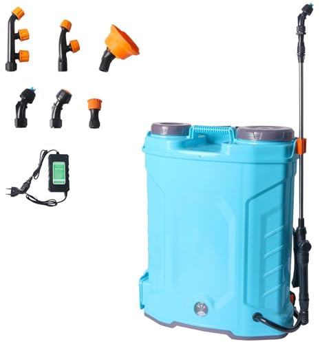 Pulverizador Eléctrico a Batería 16 litros Fumigador Mochila Bateria Portátile para Plantas Fumigador Mochila Pulverizador Bateria a Presion 12V