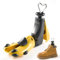 QMD Embauchoir de chaussures pour homme et femme avec chausse-chaussures, extenseur 4 voies pour longueur et largeur réglables, 42-47, Jaune : 1 pièce (42-47), 42-47
