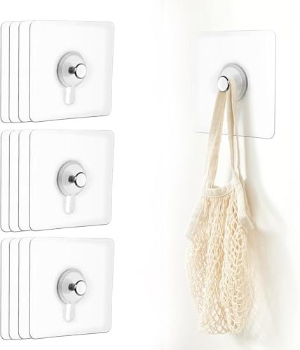 10 Stück Klebenagel, Bilder Aufhängen Ohne Bohren, Klebehaken Bilderrahmen, Bildaufhänger Selbstklebend für Bilder, Poster, Fotos, Dekorative Gemälde