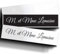 Plaque boite aux lettres| personnalisable 4 lignes| Blanc/noir 100 x 22 | Matériaux durables et inoxydables | Fabriqué en France