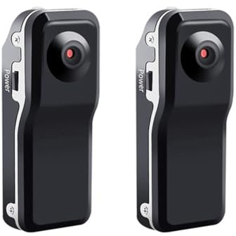 Yopeissn MD80 Mini Camera DV Portable Sport Camcorder with Voice and Video Recorder for Outdoor Hiking and Helmet