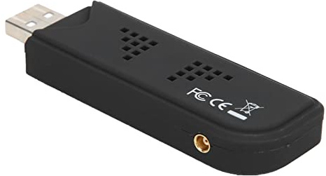 ViaGasaFamido USB-DVB-T-Tuner-Dongle, Digitale Videoaufzeichnung in Echtzeit, UKW-Radio-Unterstützung für PC und Laptop