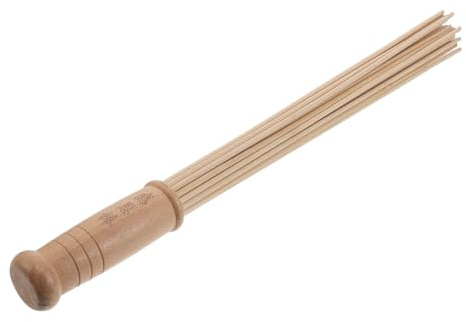 TINEASUR Bamboo Muscle Massage Roller Portable Manual Patting Hammer for Back Neck Arms Legs Suitable for Travel and Home