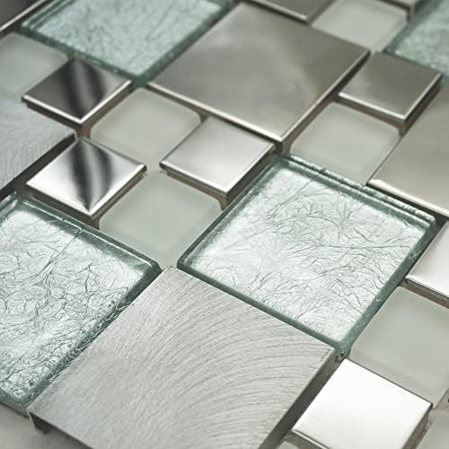 Onyx White Mosaic Tiles Sheet for Walls and Floors Bathrooms Kitchens