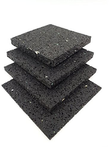 80x80x8 mm Terrassenpad 100 Stück Terrassenbau Terrassenpads Gummiunterlage