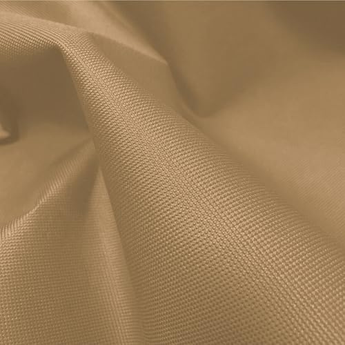 A-Express Beige 20oz Heavy Duty Thick Waterproof Canvas Fabric 600D Outdoor Cover 5X Meters