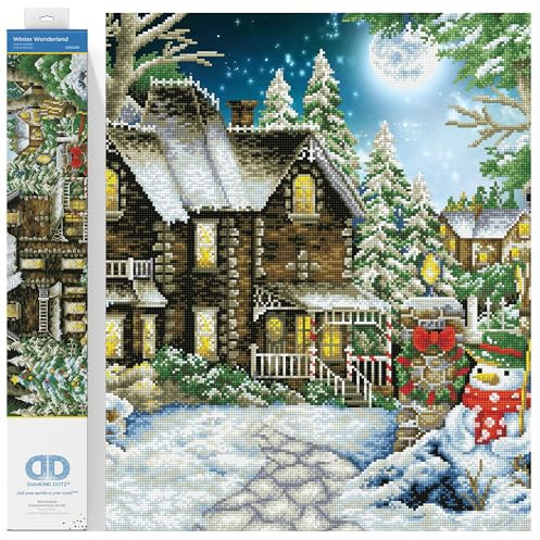 DIAMOND DOTZ Painting Kit: Advanced, DD15, Winter Wonderland, 90cm x 61cm
