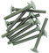 Lot de 10 boulons de carrosserie carrés M5 (5 mm x 70 mm) (entièrement filetés) en acier inoxydable (A2)