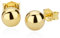NKlaus Paire de 7mm Boule Clou d'oreille en or jaune 8 carats 333 Boucles d'oreilles Femme Fiche 2619