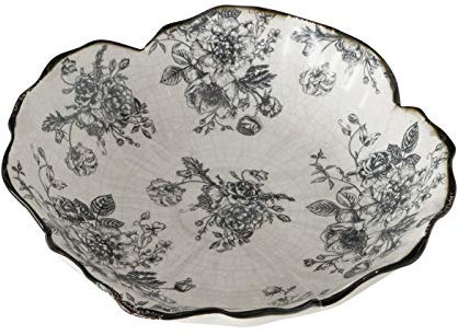 condecoro Vogeltränke Vogelbad / -Bad Teller Blume, Steingut