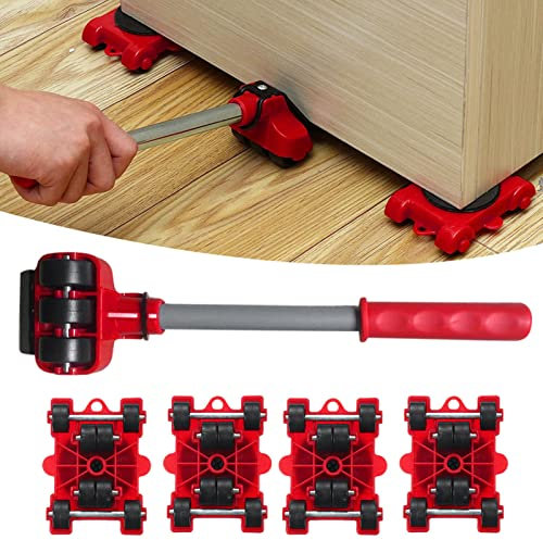 Fiacvrs Muebles Lifter Mover Tool Set Mini Herramienta de Transporte Auto Forma Muebles Lifter Mover Cosas Pesadas