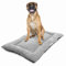 Dog Crates + Dog Bed - Extra Large Washable Mattress | Comfortable Dog Cushion | Warm Dog Mat with Anti-Slip Bottom | Collapsible Bed | Puppy Mat Pad Blanket Dog XL Bedding in Grey (102x69cm)