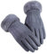 LIANGFANG Handschuhe Damen Touchscreen Lammfell Winterhandschuhe Warm Plüschhandschuhe Kaschmir Lederhandschuhe Fleece Gefütterter Damenhandschuh Outdoor Winddicht Fahrradhandschuhe