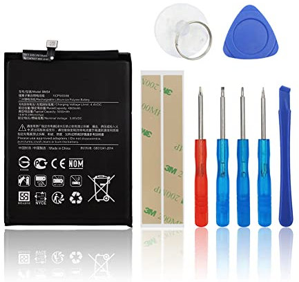 SwarKing Batería de repuesto compatible con Redmi Note 9T / Redmi Note 9 Pro 5G BM54 con kit de herramientas