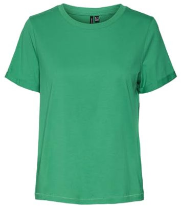 VERO Moda Damen Vmpaula S/S T-Shirt Noos, Bright Green, M