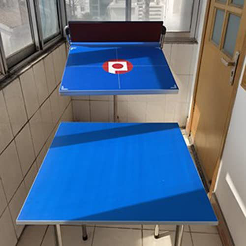 ZJMAMA Tischtennis Rebound Tafel Professionelles Tischtennis-Sparring-Trainingsgeräte-Kit, Mit Rebound Board & Tischtennisplatte, Zusammenklappbares Ping-Pong-Selbstübungsgerät