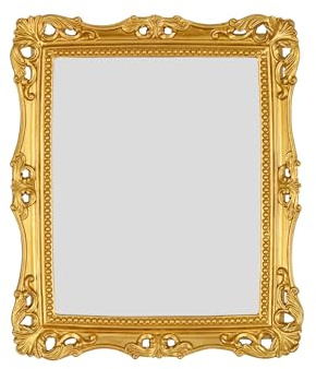 OIGUMR Vintage Square Wall Mirror - Gold (11x9.4 inch)