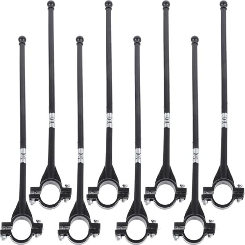 Kisangel 8pcs Handlebar Flagpole Bike Handlebar Flag Holder Bike Flag Pole Men Bike Motorcycle Kickstand Bike Mount Flag Poles Scooter Accessories Bike Accessories for Kids Bike Flagpole