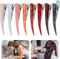 Entenschnabel Haarspangen 8 Stück Große Alligator Haarclips aus Acryl, Bunt Damen Haarklammern für Dickes Haar Dünnes Haar, Rutschfeste Krokodil Haarnadel für Frauen Mädchen Frisur (13cm)