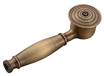 SUIOPPYUW Pommeau de douche Vintage étanche mural robinet pulvérisateur haute pression matériel accessoire douchettes support, Bronze antique