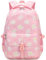 Leaper Sac à dos pour ordinateur portable de 15,6 - Résistant à l'eau - Motif floral - Pour femme, rose, Moderne