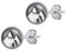 Sterling Silber 925 Berg Ohrstecker Ohrringe