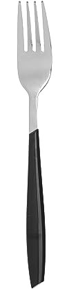 Forchetta tavola sfusa nero in acciaio inox Silhouette nero Tavola
