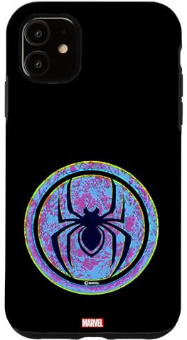 iPhone 11 Marvel Spider-Man Miles Morales Street Art Spider Symbol Case