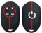 OTMIK Custodia in silicone per la copertura della chiave dell'auto adatto per Fiat 500 500e Accessori per il guscio della chiave