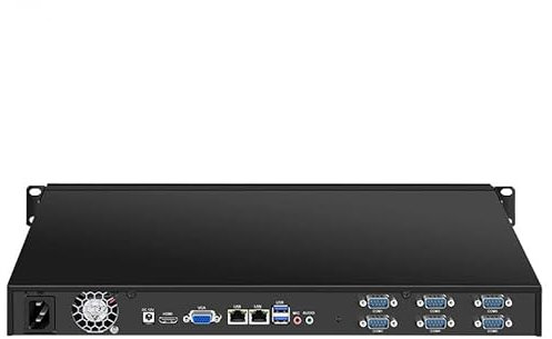 Hardware firewall, OPNsense, VPN, dispositivo di sicurezza di rete, router PC, AES-NI, 1U computer industriale Intel i3 4010U, 2 x Gigabit LAN/6xCOM/USB3.0, 4GB RAM 128GB SSD
