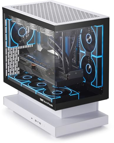 darkFlash F1 MATX PC Case with DM08 X3 ARGB Fan
