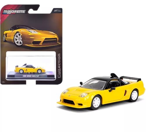 Jada Majorette Collection – 1995 Honda NSX-R GT 1:64 Die-Cast Model Car with Rubber Tires & Display Case, for Collectors & Adults