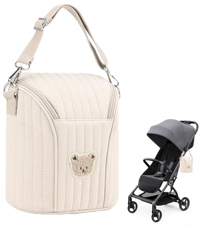 Renchey Sac À Biberon pour Tout-Petits,Léger Et Mignon,Sac Porte-Biberon Bébé Organisateur De Voyage - pour Lait Maternel Stockage Alimentaire Transport Crèche Poussette Extérieur