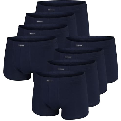 TOM TAILOR Boxershort 4er Pack Herren Basic Unterhosen aus natürlicher Baumwolle