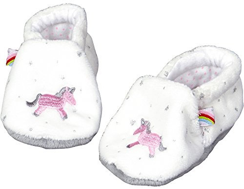 Die Spiegelburg 14476 Babyschuhe Einhorn BabyGlück, one Size (0-6 Mon.)