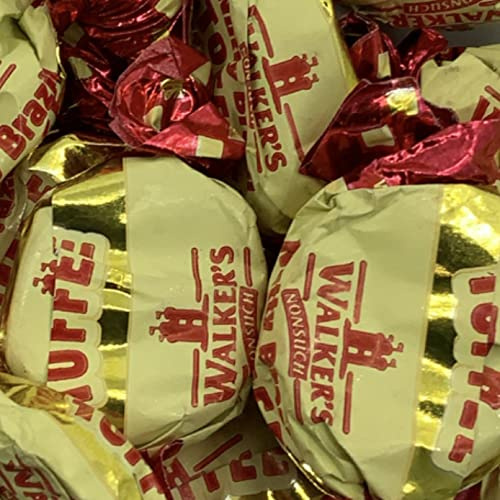 Walkers Nutty Brazil Toffees Wrapped Retro Sweet Shop Traditional Old Fashioned Candy (1kg)
