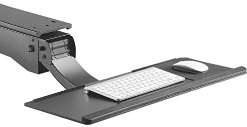 Maclean MC-795 Ausziehbare Tastaturschublade Tastatur Maus Schreibtischhalterung Tastaturhalterung Tastaturhalter