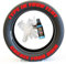 Tire Stickers - Create Your Own Custom Reifenbeschriftung Add-On Zubehör - DIY / Easy / Glue & 57 g Ausbesserungsreiniger - Custom Sizing/Red (8 Stück)