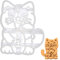emporte-pièce chat porte-bonheur, 1 pièce