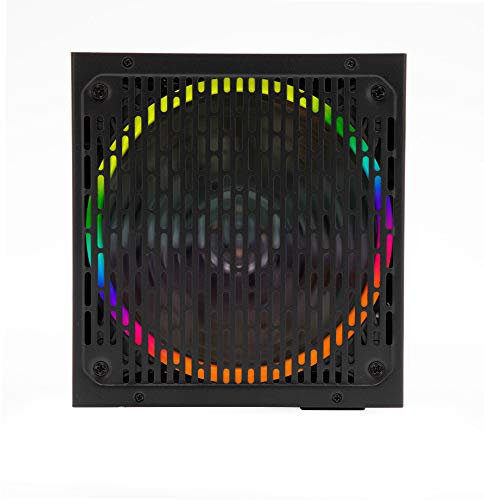 Yeyian Fuente de Alimentación Gaming Raiden 80 Plus Oro RGB Series 850, 12V, 850W, Negro (YFR-46701)